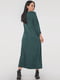Платье зеленое из вискозного трикотажа | 6548640 | фото 4