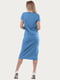 Платье-футболка голубое | 6548643 | фото 3