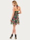 Сукня А-силуету зелена в квітковий принт | 6548647 | фото 4