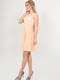 Платье А-силуэта персикового цвета | 6548648 | фото 3