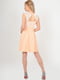 Платье А-силуэта персикового цвета | 6548648 | фото 4