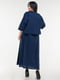 Сукня А-силуету темно-синя | 6548696 | фото 4