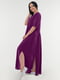 Сукня А-силуету бузкового кольору | 6548699 | фото 2