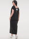 Платье А-силуэта черное | 6548821 | фото 5