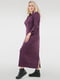 Сукня-сорочка фіолетова з кишенями | 6548838 | фото 2