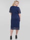 Нарядное гипюровое платье темно-синего цвета | 6548959 | фото 2