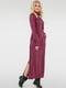 Сукня ангорова бордова з розрізами | 6549002 | фото 2