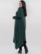 Платье трикотажное зеленое с асимметричным низом | 6549019 | фото 4