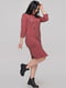 Платье А-силуэта терракотового цвета | 6549042 | фото 3