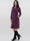 Сукня-сорочка фіолетова з фактурної ангори | 6549043 | фото 2