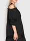 Сукня А-силуету чорна | 6549090 | фото 4