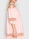 Платье А-силуэта розовое | 6549091 | фото 4