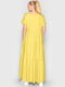 Платье А-силуэта желтое | 6549100 | фото 3