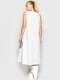 Платье А-силуэта белое в серый горошек | 6549103 | фото 3