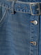 Джинсовая синяя юбка с пуговицами по всей длине | 6528123 | фото 2