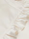 Блуза кремового кольору із фактурної тканини з легким блиском | 6528157 | фото 2