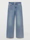Прямые светло-синие джинсы с высокой талией | 6565999