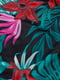 Труси купальні чорні з квітковим принтом | 6566063 | фото 2