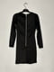 Платье черное с рукавами из сетки | 6566203 | фото 2