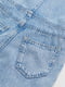 Комбинезон джинсовый голубой | 6566308 | фото 3