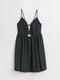 Сукня А-силуету чорна | 6566430 | фото 7