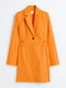 Платье-жакет оранжевое | 6566792 | фото 6
