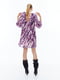 Платье фиолетовое с принтом | 6566817 | фото 6