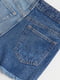 Шорты джинсовые синие | 6567059 | фото 3