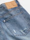 Шорты джинсовые синие | 6567628 | фото 2