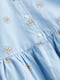 Сукня блакитна з принтом | 6567729 | фото 4
