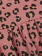 Сарафан рожевий з леопардовим принтом | 6567783 | фото 3