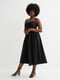 Платье А-силуэта черное | 6567818 | фото 4