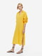 Платье-рубашка желтое | 6567911 | фото 3