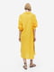 Платье-рубашка желтое | 6567911 | фото 4