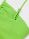 Топ зелений з відкритою спиною на тонких бретелях | 6568000 | фото 2