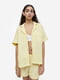 Пижама льняная светло-желтая | 6568003 | фото 3