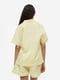 Пижама льняная светло-желтая | 6568003 | фото 6