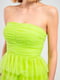 Салатова сукня з фатином | 6568497 | фото 4