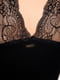 Черная блуза с кружевом | 6568501 | фото 2