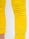 Капри желтые с узорами внизу | 6568515 | фото 4