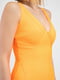 Облягаюча помаранчева сукня | 6568522 | фото 2