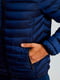 Куртка синяя с капюшоном | 6568623 | фото 4