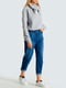 Стильные джинсы синего цвета | 6568650 | фото 4