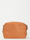 Модная сумка через плечо коричневая с логотипом | 6568677 | фото 2