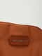 Модная сумка через плечо коричневая с логотипом | 6568677 | фото 4