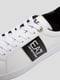 Молодежные кроссовки белые со вставками и надписью черного цвета | 6568694 | фото 4