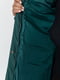 Удлиненная стеганная куртка зеленого цвета | 6569043 | фото 9