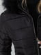 Удлиненная стеганная куртка черного цвета | 6569051 | фото 6