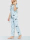 Пижама: рубашка и брюки | 6569056 | фото 3