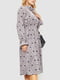 Сукня А-силуету сіра в принт | 6569061 | фото 3